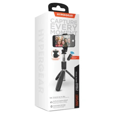 HyperGear® SnapShot Wireless Selfie Stick with Tripod and Bluetooth® Remote