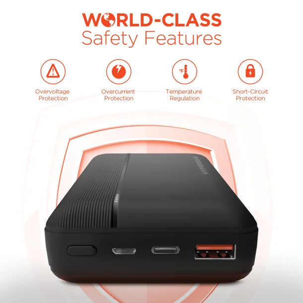 HyperGear® USB-C® Fast Charge Power Bank for iPhone® and Android™ (20 Amp)