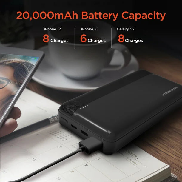 HyperGear® USB-C® Fast Charge Power Bank for iPhone® and Android™ (20 Amp)