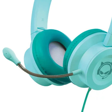 HyperGear® Kombat Kitty Gaming Headset for Kids (Teal)
