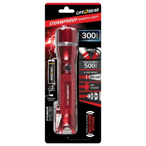 Life+Gear 300-Lumen Search Light 300 + Emergency Signaling