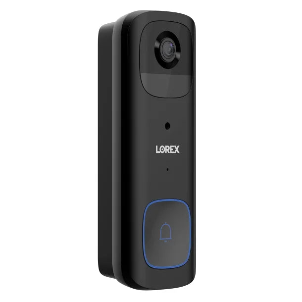 Lorex® Wi-Fi® 2K Smart Video Doorbell, Battery Operated (Black)