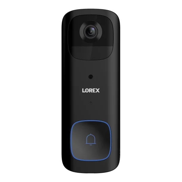 Lorex® Wi-Fi® 2K Smart Video Doorbell, Battery Operated (Black)