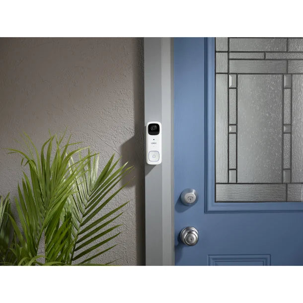 Lorex® Wi-Fi® 2K Smart Video Doorbell, Battery Operated (White)