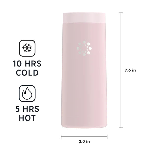 Lifefactory® 16-Oz. Stainless Steel Vacuum-Insulated Tumbler (Desert Rose)