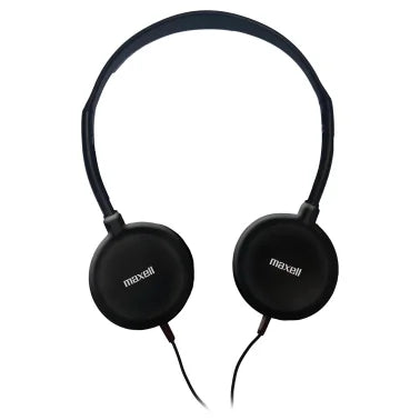 Maxell® On-Ear Swivel Headphones, Black, HP-200