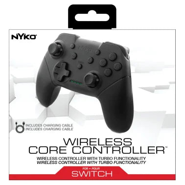 Nyko® Wireless Core Controller for Nintendo Switch® (Black)