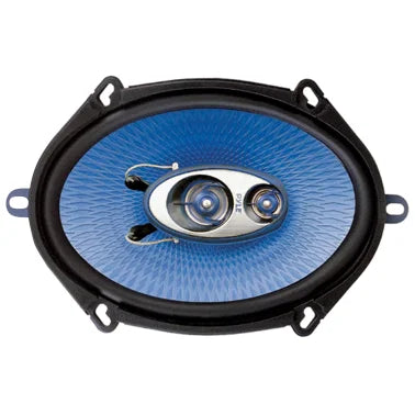 Pyle® Blue Label 5-Inch x 7-Inch/6-Inch x 8-Inch 300-Watt-Max 3-Way Coaxial Speakers