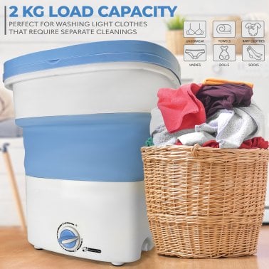 Pure Clean Foldable Mini Washing Machine