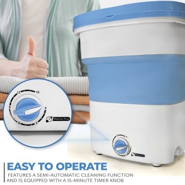 Pure Clean Foldable Mini Washing Machine