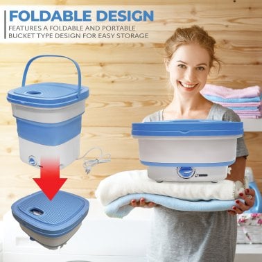 Pure Clean Foldable Mini Washing Machine