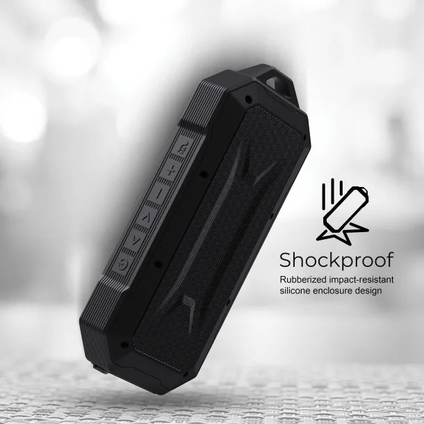 Supersonic® DURO Water-Resistant Portable Bluetooth® Portable Speaker with Speakerphone, SC-1454IPX (Black)