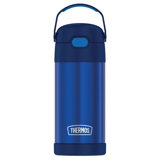 Thermos® 12-Ounce FUNtainer® Vacuum-Insulated Stainless Steel Bottle (Navy)