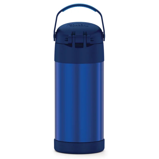 Thermos® 12-Ounce FUNtainer® Vacuum-Insulated Stainless Steel Bottle (Navy)