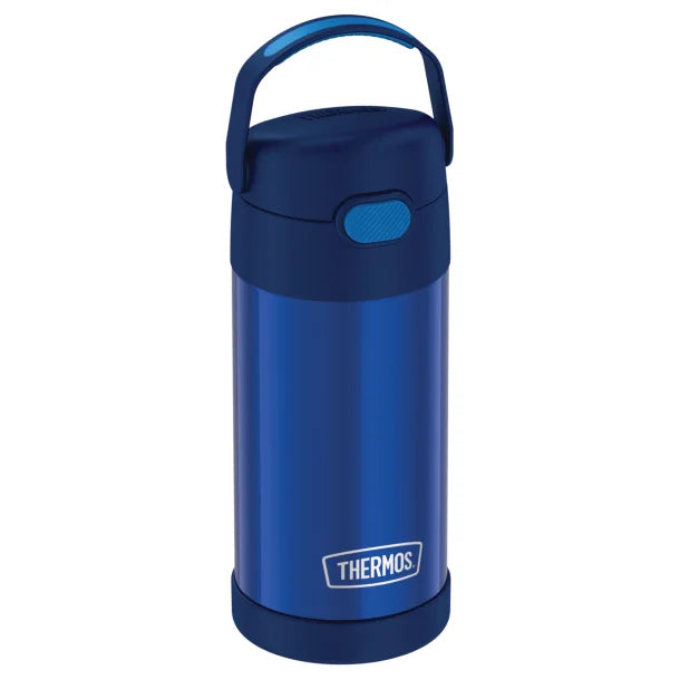 Thermos® 12-Ounce FUNtainer® Vacuum-Insulated Stainless Steel Bottle (Navy)