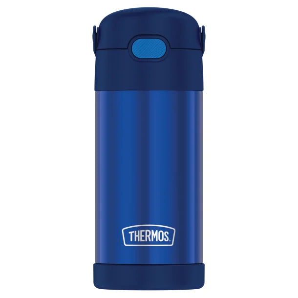 Thermos® 12-Ounce FUNtainer® Vacuum-Insulated Stainless Steel Bottle (Navy)