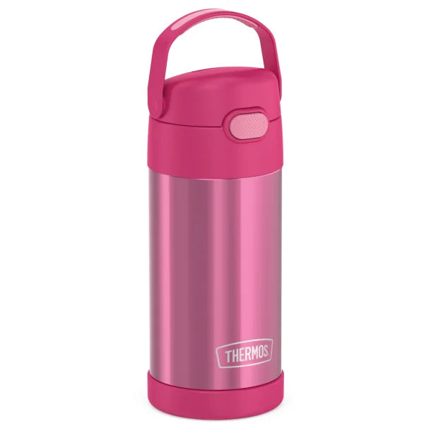 Thermos® 12-Ounce FUNtainer® Vacuum-Insulated Stainless Steel Bottle (Pink)