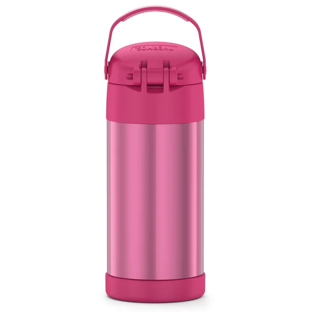 Thermos® 12-Ounce FUNtainer® Vacuum-Insulated Stainless Steel Bottle (Pink)