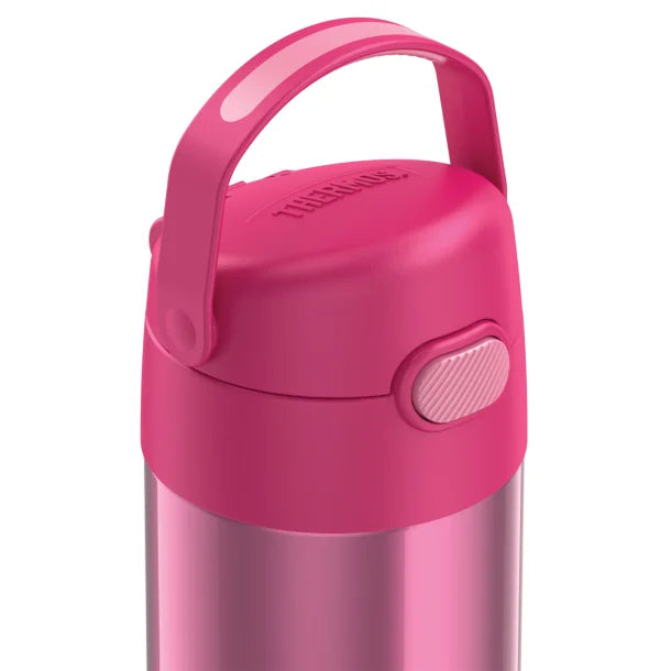 Thermos® 12-Ounce FUNtainer® Vacuum-Insulated Stainless Steel Bottle (Pink)