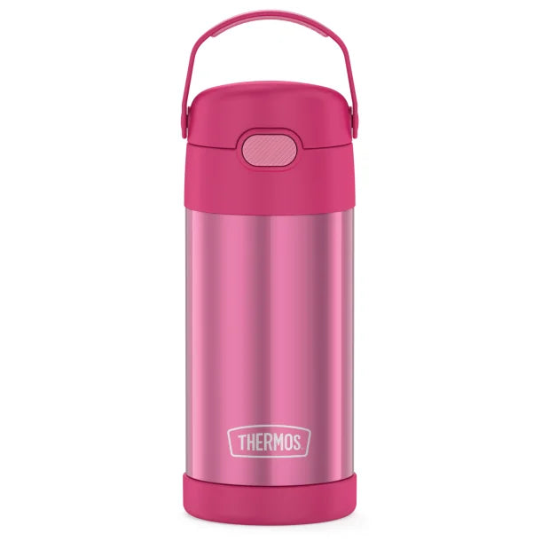 Thermos® 12-Ounce FUNtainer® Vacuum-Insulated Stainless Steel Bottle (Pink)