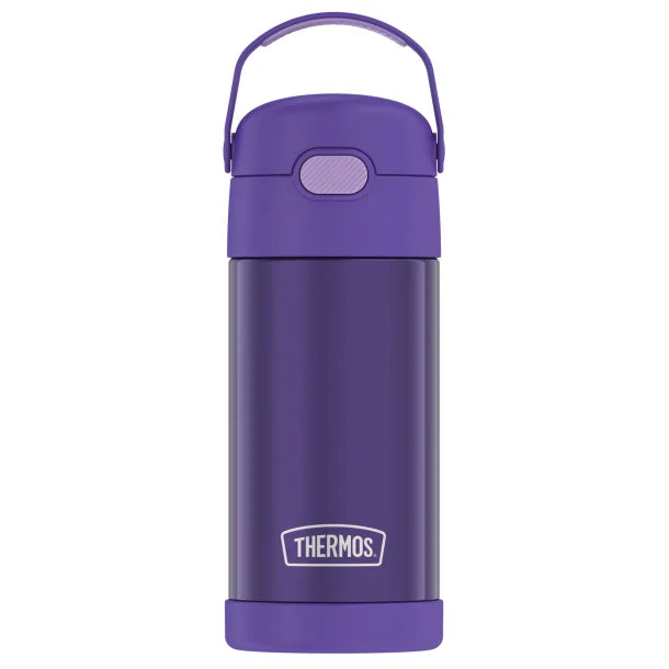 Thermos® 12-Ounce FUNtainer® Vacuum-Insulated Stainless Steel Bottle (Purple)