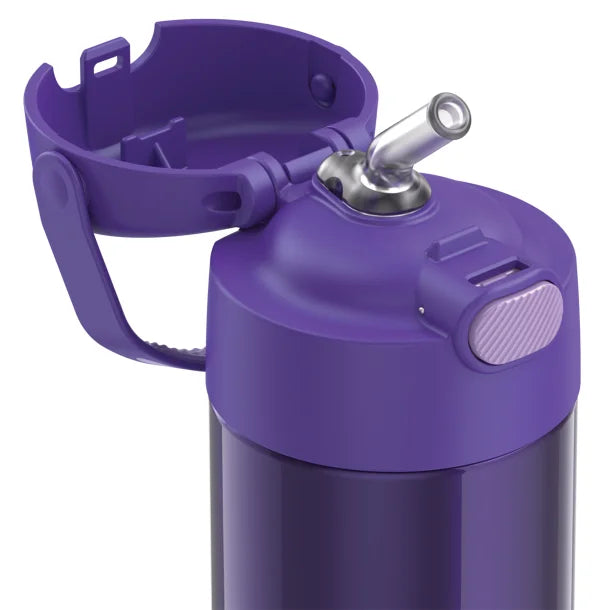 Thermos® 12-Ounce FUNtainer® Vacuum-Insulated Stainless Steel Bottle (Purple)