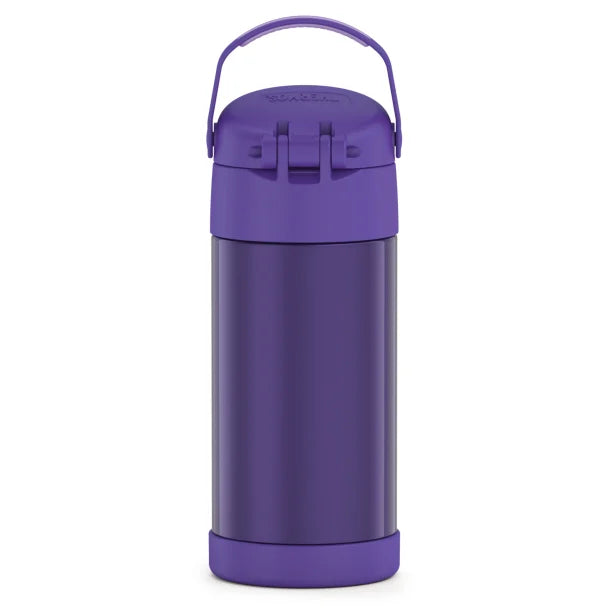 Thermos® 12-Ounce FUNtainer® Vacuum-Insulated Stainless Steel Bottle (Purple)