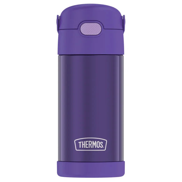 Thermos® 12-Ounce FUNtainer® Vacuum-Insulated Stainless Steel Bottle (Purple)