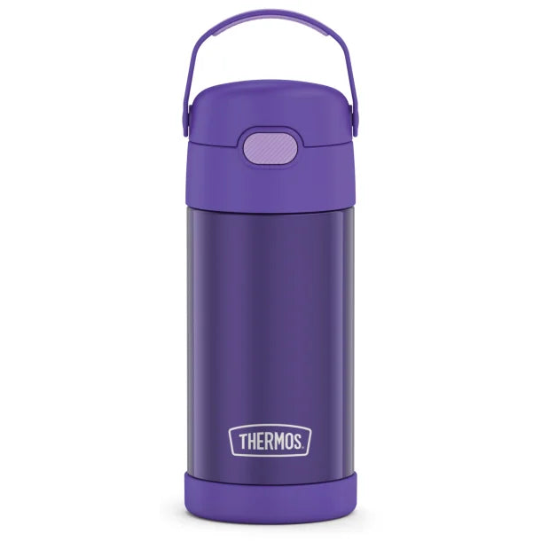 Thermos® 12-Ounce FUNtainer® Vacuum-Insulated Stainless Steel Bottle (Purple)