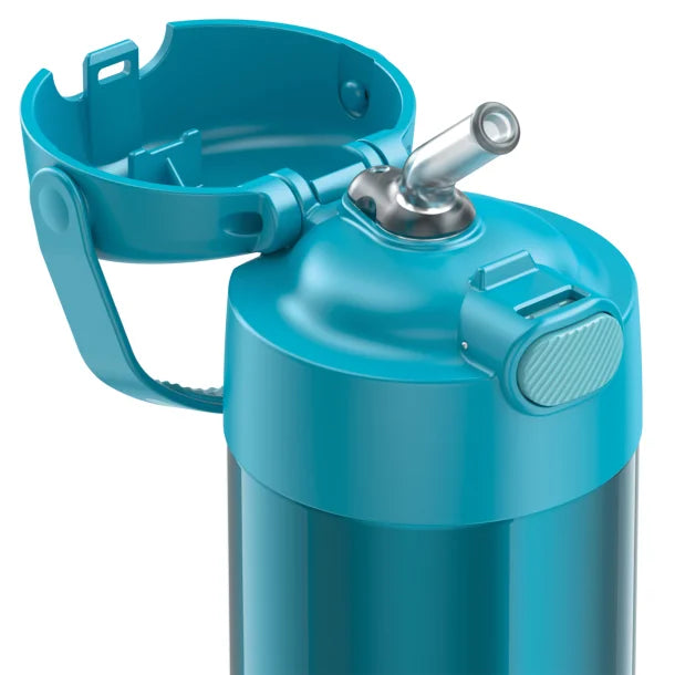 Thermos® 12-Ounce FUNtainer® Vacuum-Insulated Stainless Steel Bottle (Teal)