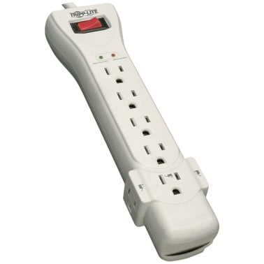 Tripp Lite® by Eaton® Protect It!® 2,160-Joules Surge Protector, 7 Outlets, 7-Ft. Cord (Light Gray)