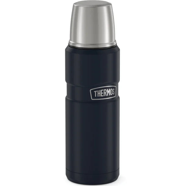 Thermos® 16-Ounce Stainless King™ Vacuum-Insulated Stainless Steel Compact Bottle (Matte Blue)