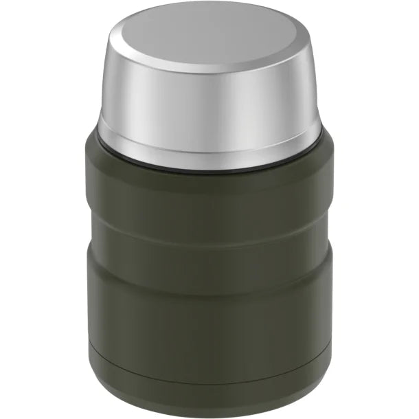 Thermos® Stainless King™ Vacuum-Insulated 16-Oz. Food Jar with Folding Spoon (Army Green)