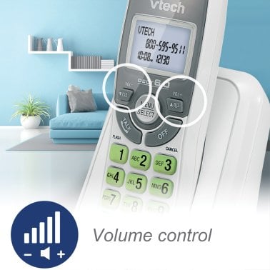 VTech® DECT 6.0 1-Handset Cordless Phone System