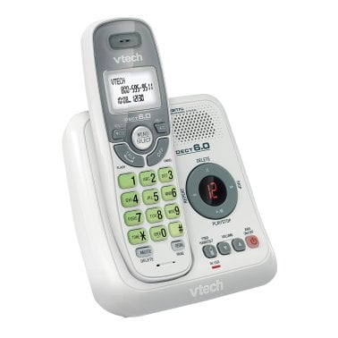 VTech® DECT 6.0 1-Handset Cordless Phone System with Digital Answering System