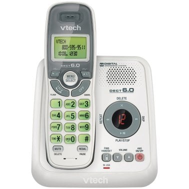 VTech® DECT 6.0 1-Handset Cordless Phone System with Digital Answering System