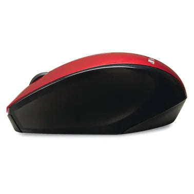 Verbatim® Cordless Blue-LED Computer Mouse, Multi-Trac, 3 Buttons, 2.4 GHz (Red)