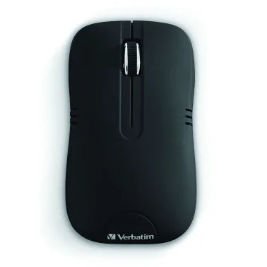 Verbatim® Commuter Series Cordless Optical Computer Mouse, 3 Buttons, 2.4 GHz (Matte Black)