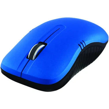 Verbatim® Commuter Series Cordless Optical Computer Mouse, 3 Buttons, 2.4 GHz (Matte Blue)