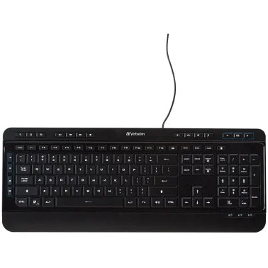 Verbatim® Illuminated Wired Keyboard