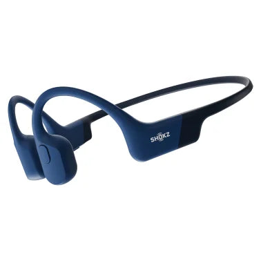 Shokz® OpenRun Bone-Conduction Open-Ear Sport Headphones with Microphones (Blue)