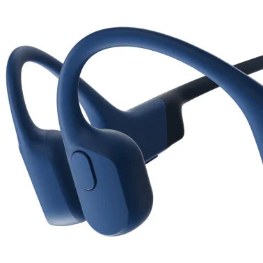 Shokz® OpenRun Bone-Conduction Open-Ear Sport Headphones with Microphones (Blue)