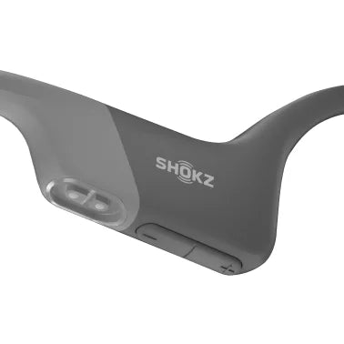 Shokz® OpenRun Bone-Conduction Open-Ear Sport Headphones with Microphones (Gray)