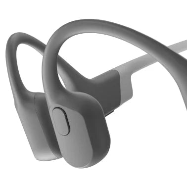 Shokz® OpenRun Bone-Conduction Open-Ear Sport Headphones with Microphones (Gray)