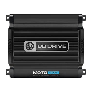 DB Drive™ WDX® MOTO Series MOTO1000/1 1,000-Watt-Max Monoblock Class-D Audio Amplifier 12-Volt for Vehicles, Off-Road, and Marine, with Remote