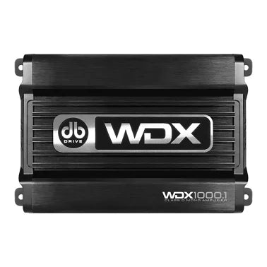 DB Drive™ WDX® Series Mini WDX1000.1 1,000-Watt-Max Monoblock Class-D Audio Amplifier 12-Volt for Vehicles, with Remote