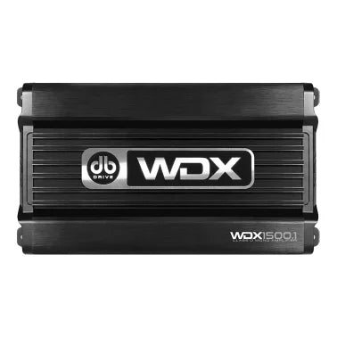 DB Drive™ WDX® Series Mini WDX1500.1 1,500-Watt-Max Monoblock Class-D Audio Amplifier 12-Volt for Vehicles, with Remote