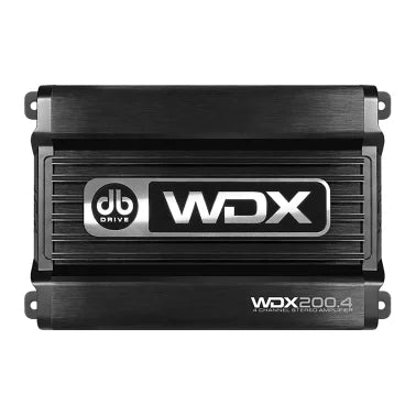 DB Drive™ WDX® Series Mini WDX200.4 200-Watt-Max 4-Channel Class-D Audio Amplifier 12-Volt for Vehicles