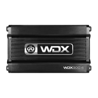 DB Drive™ WDX® Series Mini WDX300.4 300-Watt-Max 4-Channel Class-D Audio Amplifier 12-Volt for Vehicles