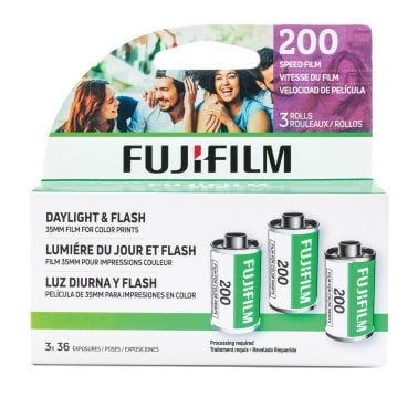 FUJIFILM® ISO 200 36-Exposure Color Negative Film for 35 mm Cameras (3 Pack)